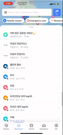 주제별 북마크